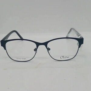 NWT RX-ABLE CLAIRE EYEGLASS FRAMES CLA-18-27 MATTE BLACK